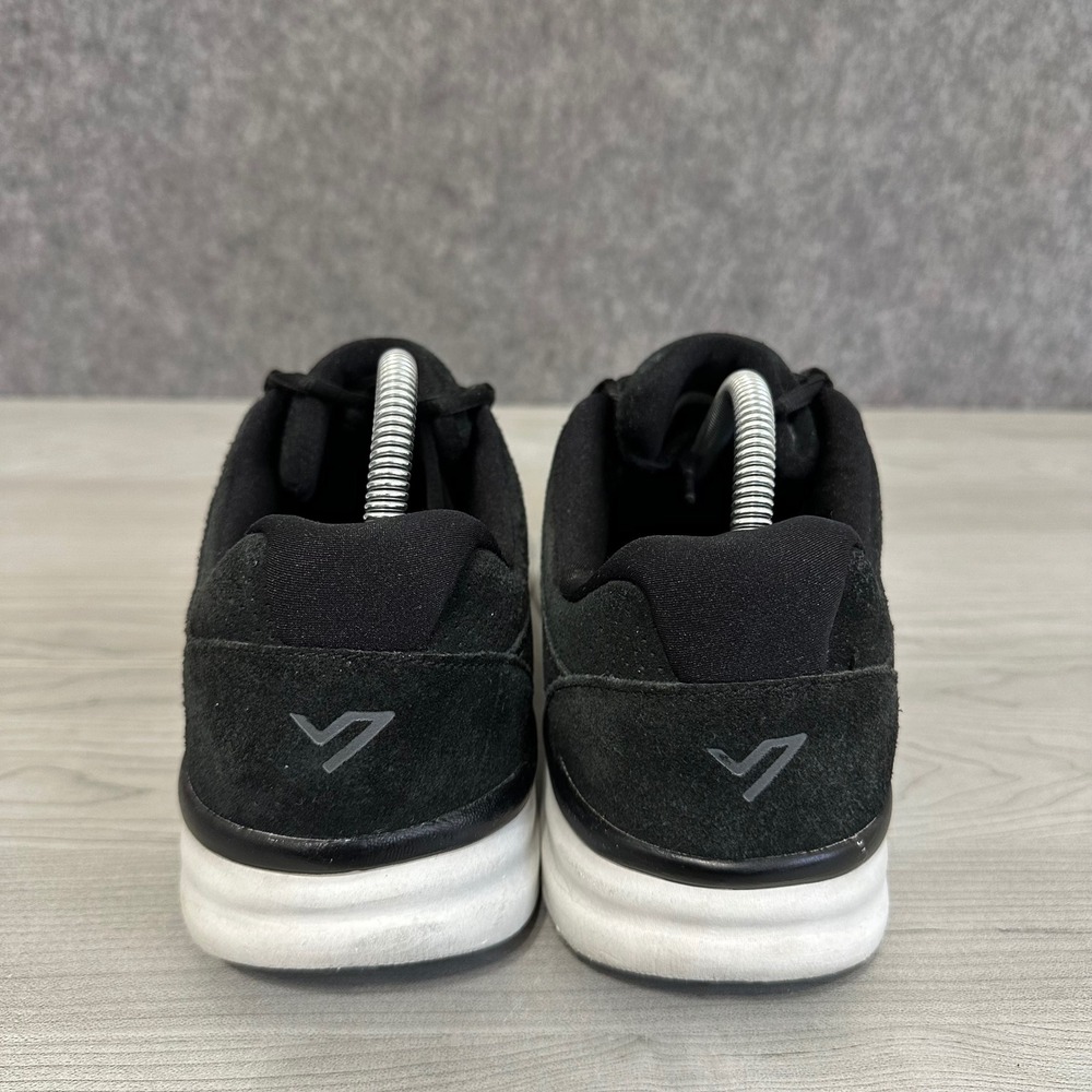 Vionic Revive Sneakers Mens 9 Blk Suede Walking Shoes FMT Technology Sporty - Picture 8 of 10